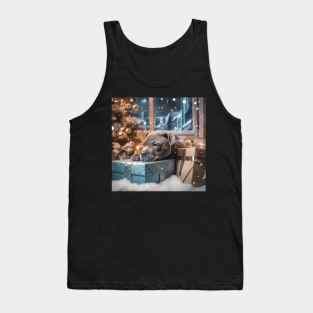 Christmas Staffy Tank Top